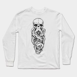 Skull Kraken Long Sleeve T-Shirt